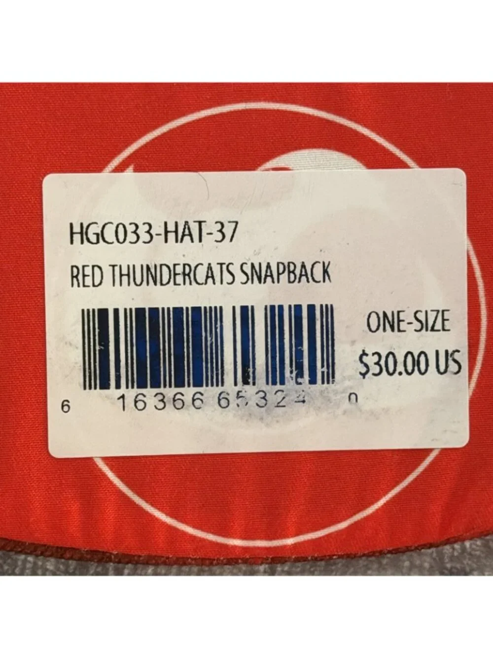 Thundercats 1985 Headgear Classics Red Lightning Snapback Hat Cap Nostalgia Co.